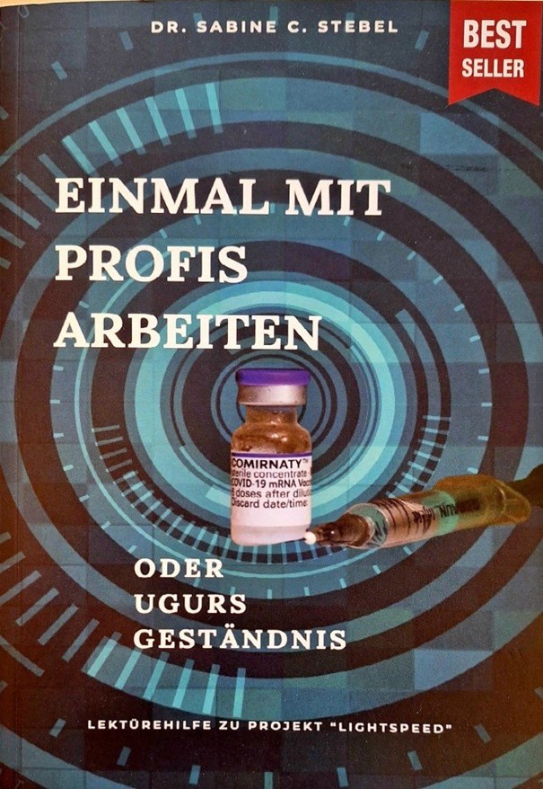 Titelbild Dr. Sabine C. Stebel: Einmal mit Profis arbeiten oder Ugurs Geständnis, Hesper Verlag 2024, 327 Seiten