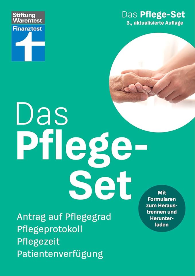 Titelbild Das Pflege-Set: Herausgegeben von der Stiftung Warentest, 3., aktualisierte Auflage 2024, 144 Seiten