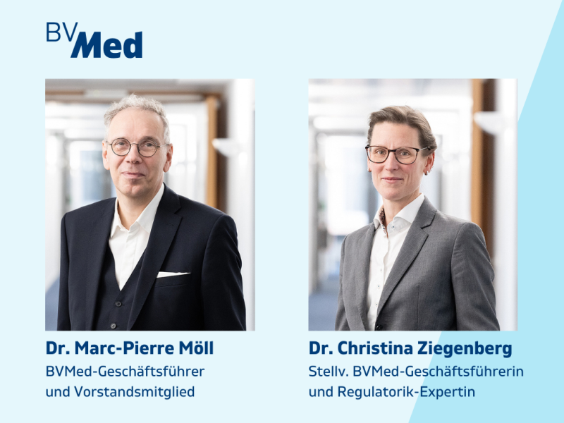 Dr. Marc-Pierre Möll, Dr. Christina Ziegenberg, BVMed